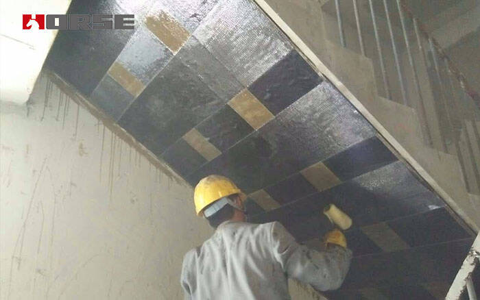 Carbon fiber fabric for structural strengthening