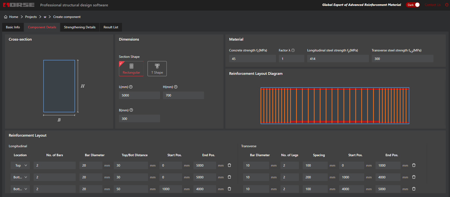 beam strengthen by frp design software